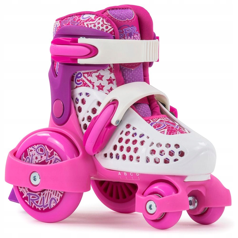 Wrotki dzieciece rolki Sfr Stomper start Pink M 28-32 Abec 5