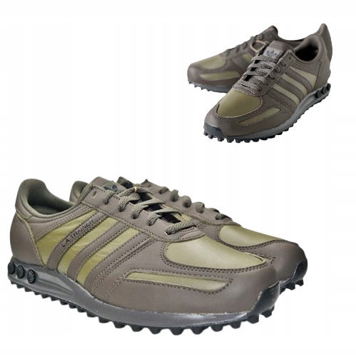 Buty Męskie Sportowe Treningowe Sneakersy Adidas La Trainer Khaki 42