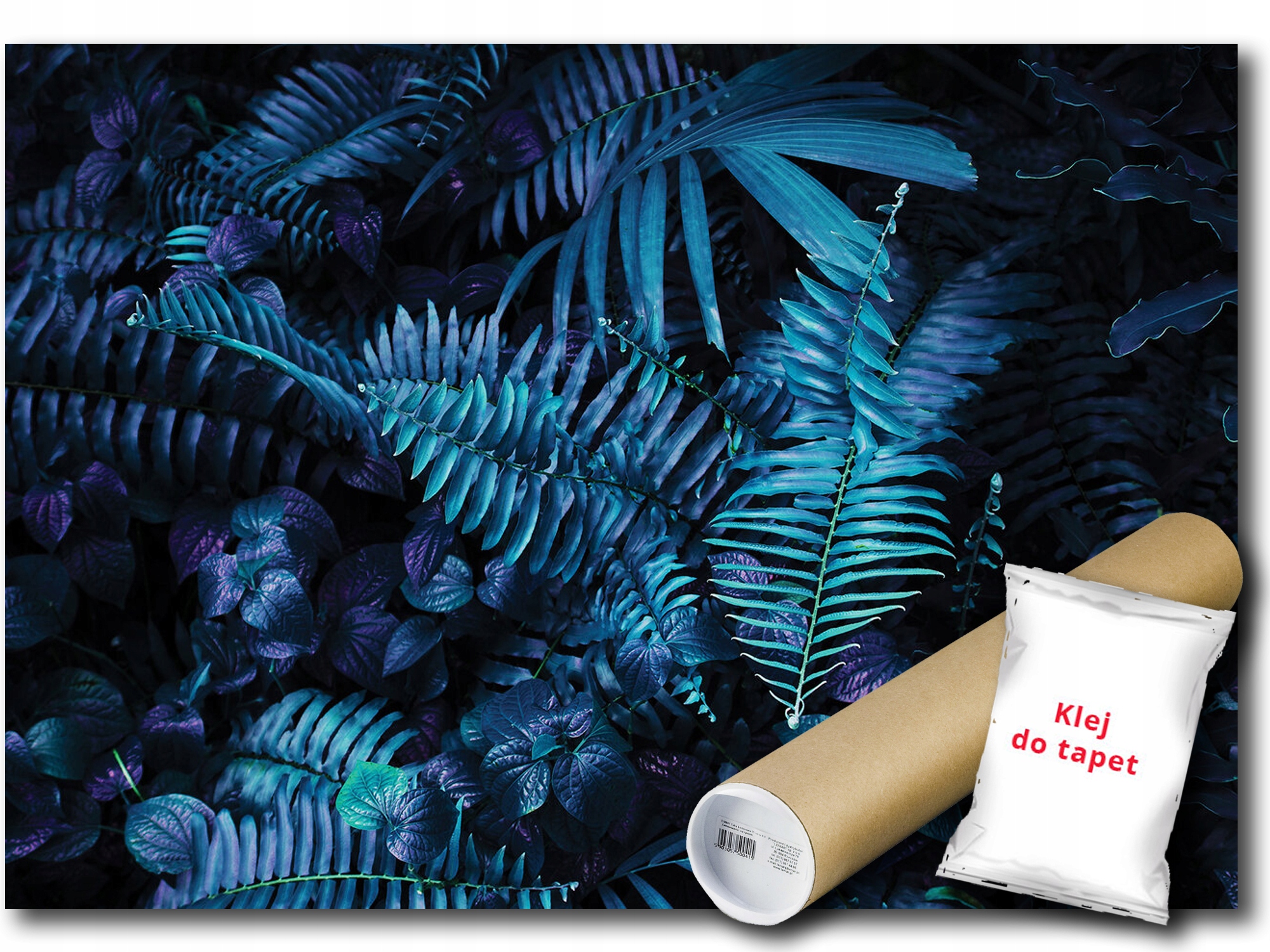 Fototapeta Vinylová Modré Listy Húština Vegetácia Natura 416x254