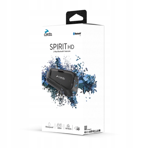 Cardo Spirit Hd Single Interkom motocyklový (sada na 1 prilbu)