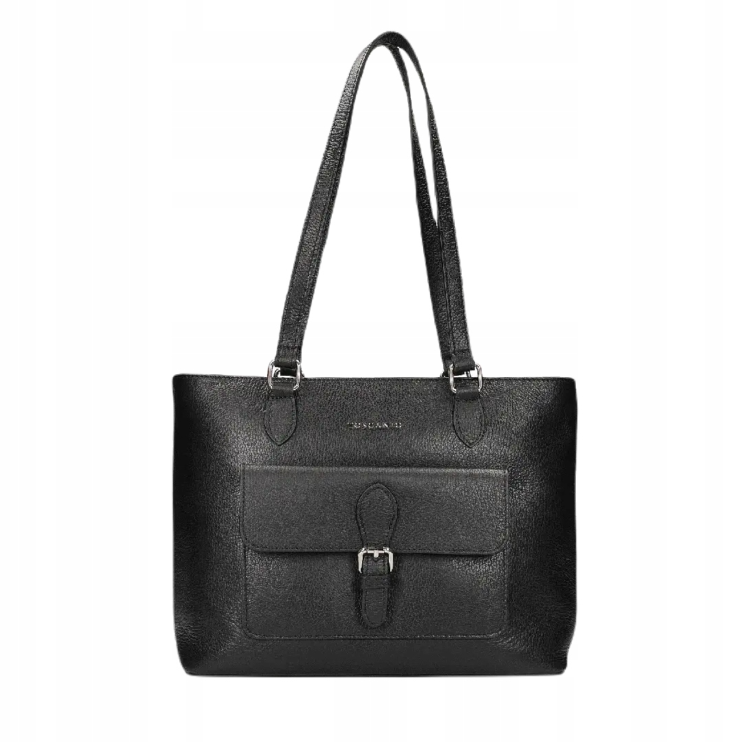 Dámská shopper kabelka Toscanio F232 černá