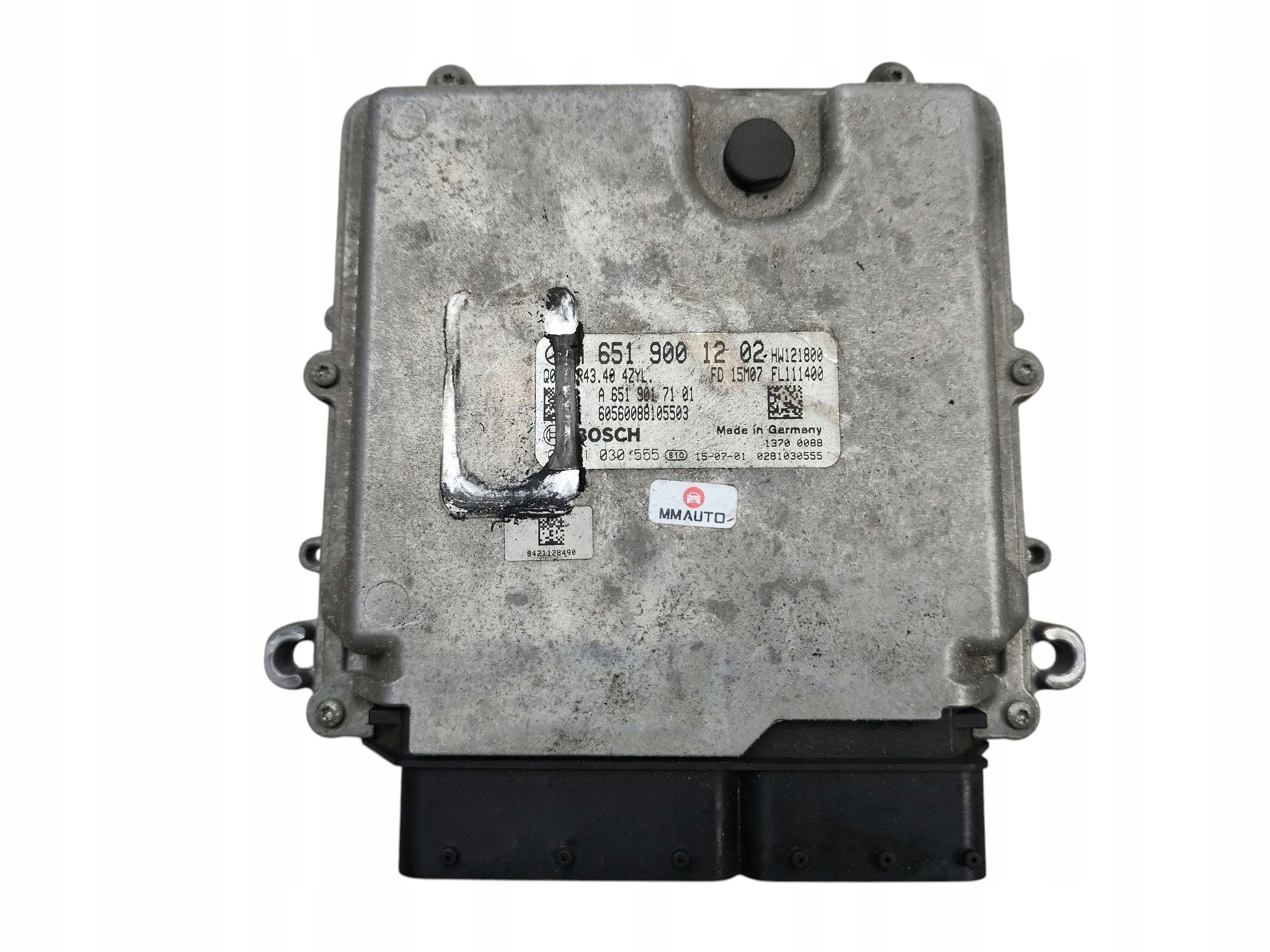 computer Motore MERCEDES ML W166 2.2 BlueTEC A6519001202 0281030555