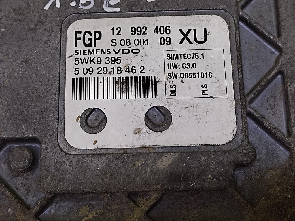 OPEL ZAFIRA B unité de commande électronique uce moteur 12992406