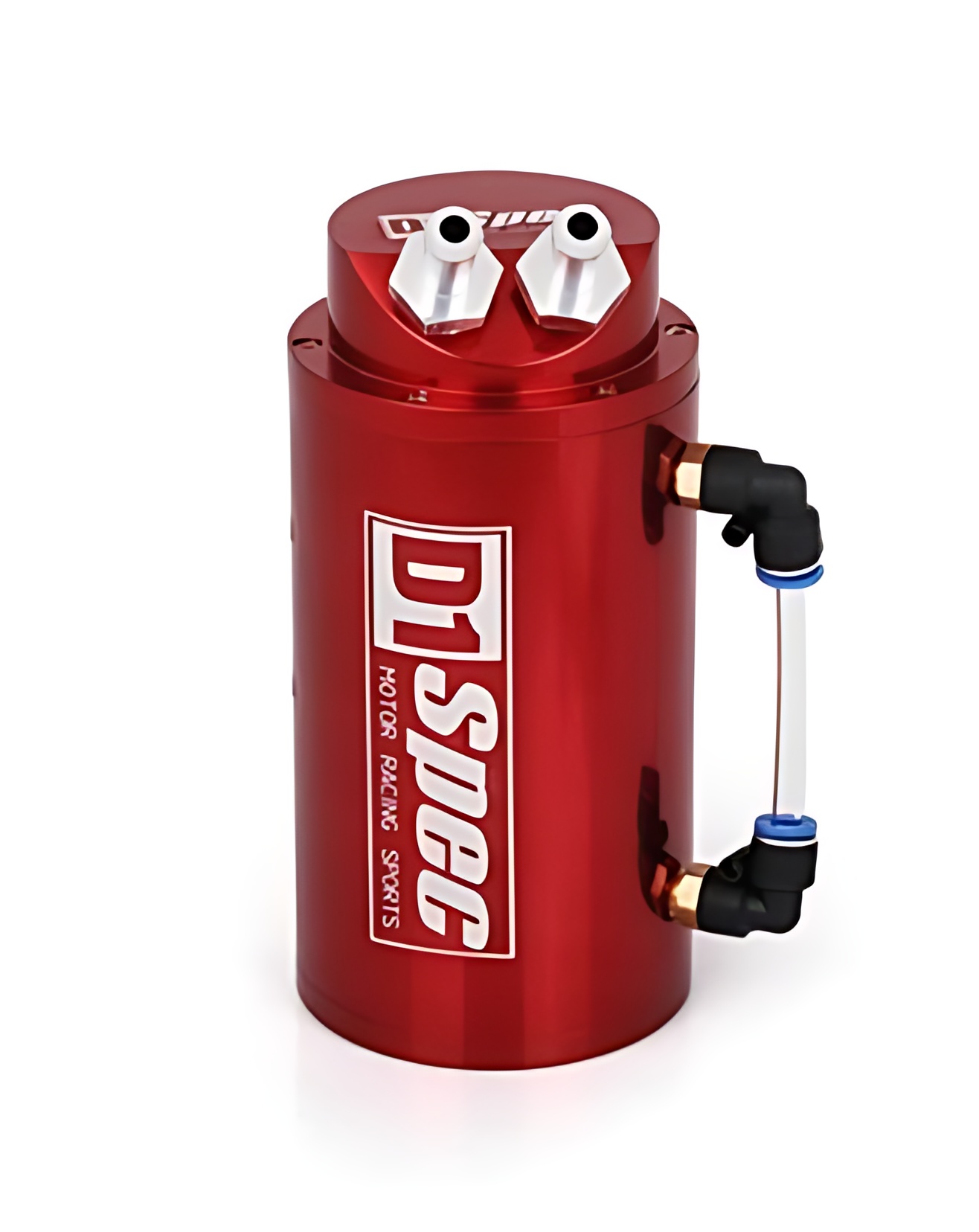 Oil Catch Tank Zbiornik Odmy D1 Spec Wejścia 15mm RED Aluminium