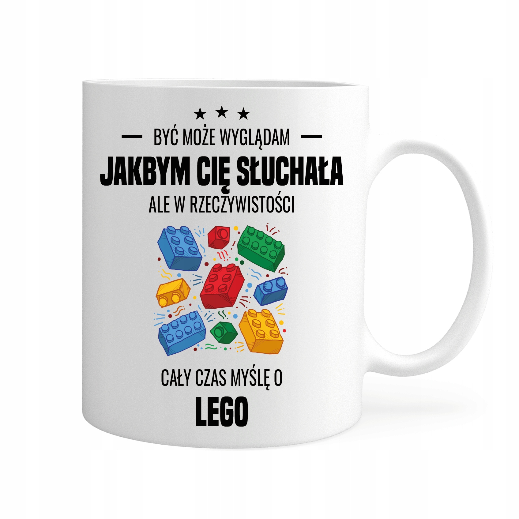 

Kubek Cały Czas Myślę O Lego Gift