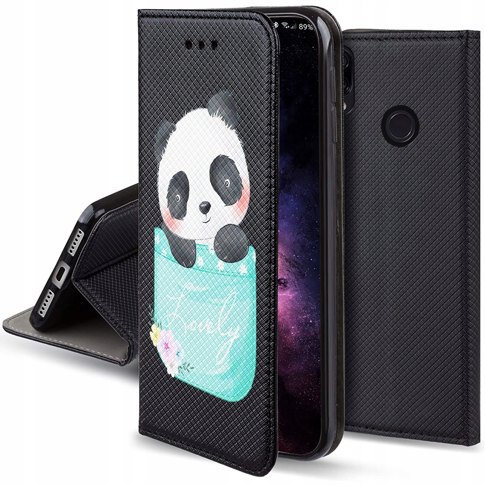 

Etui Magnet Panda do Xiaomi Redmi Note 7 Szkło