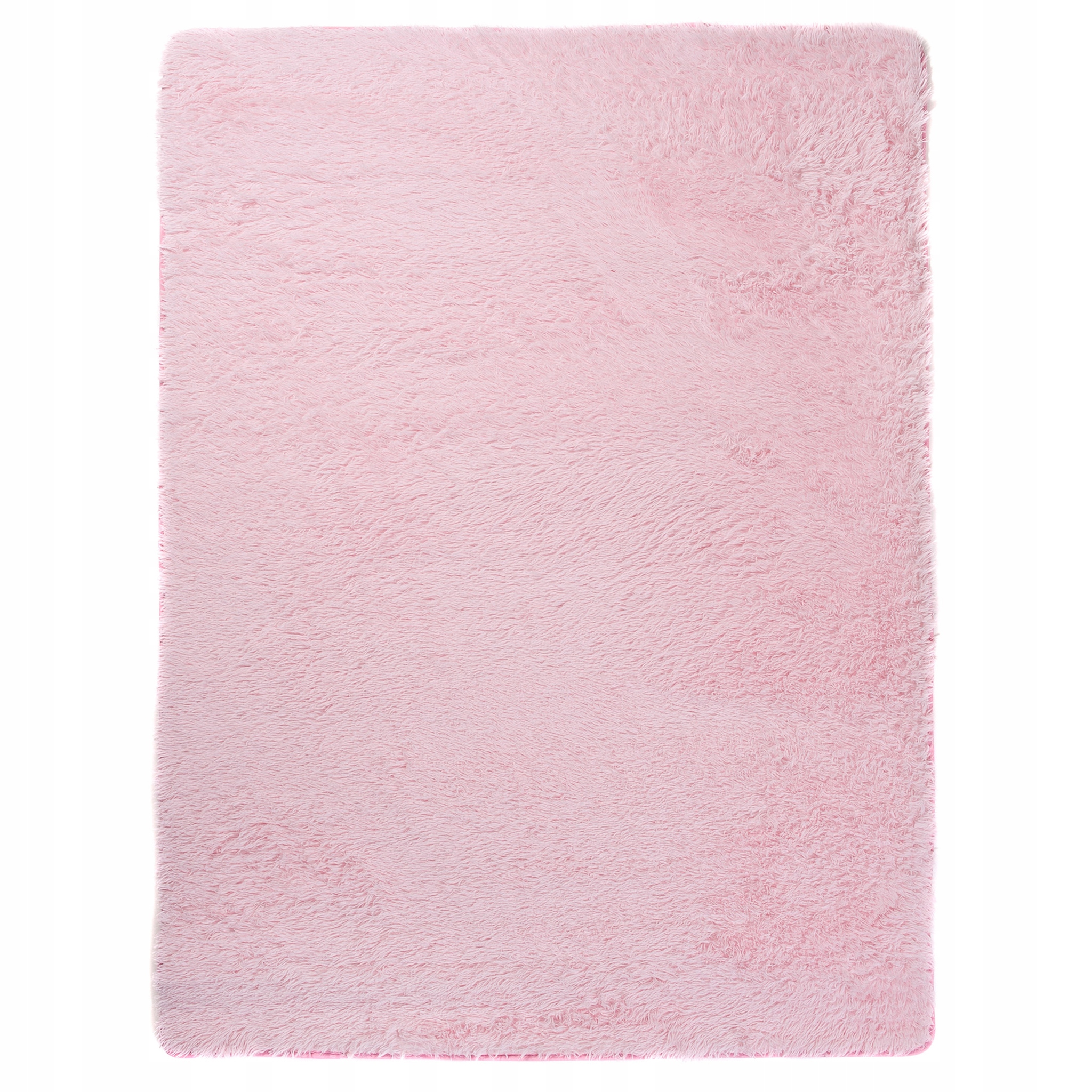 Dywan Pluszowy 120x170 Miękki Plusz Różowy Gęsty