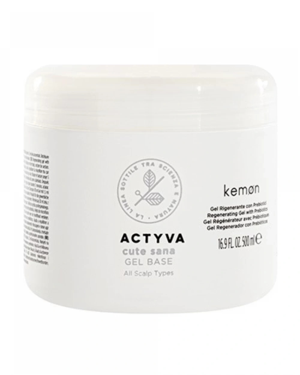 Kemon Actyva Cute Sana Gel Base, kúra pro ošetřující procedury 500 ml