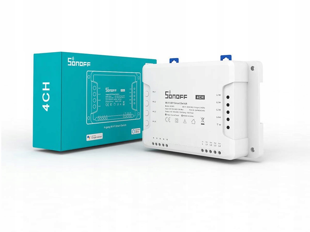 

Inteligentny przełącznik Sonoff 4CHPROR3