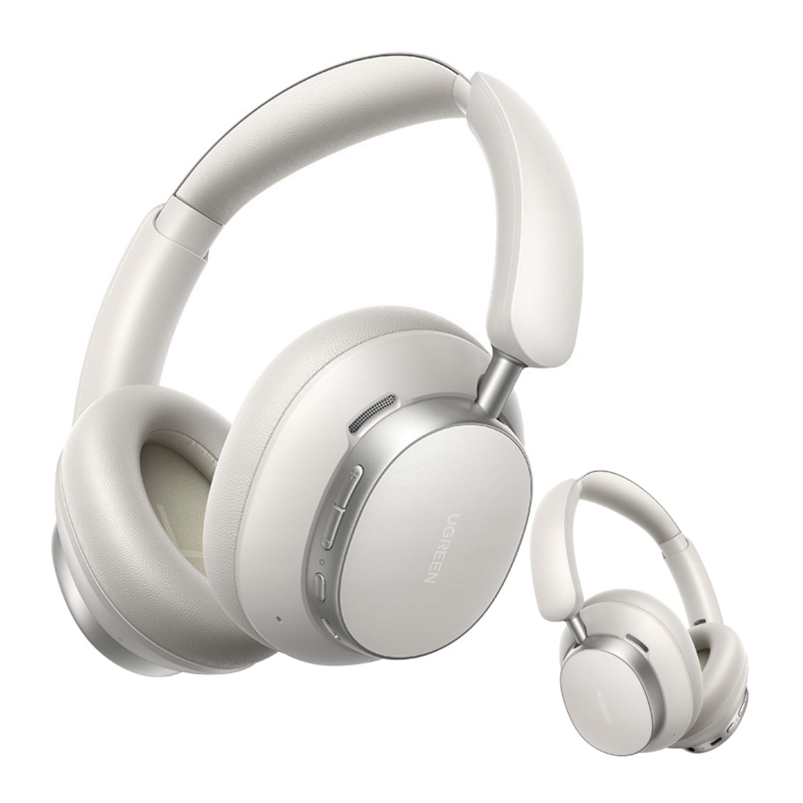 Słuchawki Bezprzewodowe Nauszne Bluetooth 6.0 Anc Studio Pro Hybrid Białe