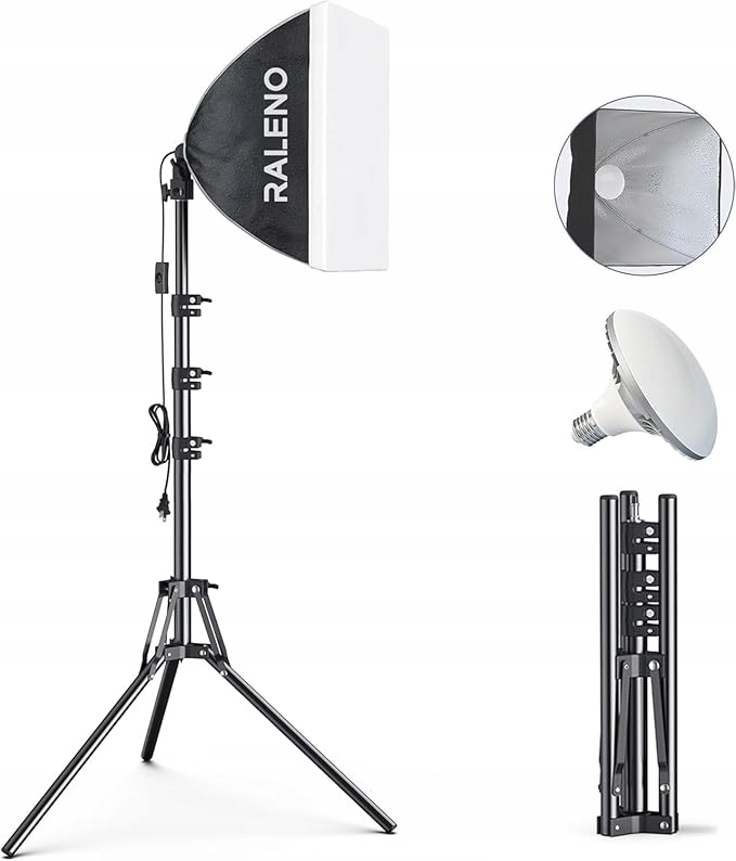 Nepřetržité Fotografické Osvětlení Raleno PS075 Led Studiové Softboxy