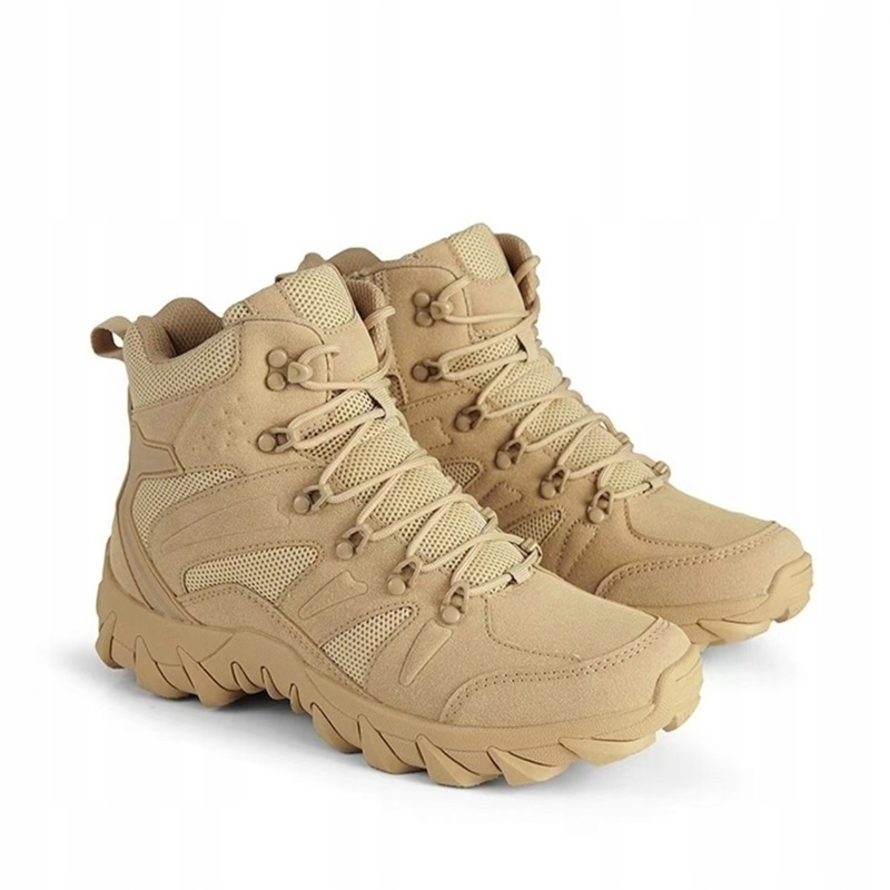 Taktické Vojenské, Voděodolné Trekové Kožené Boty
