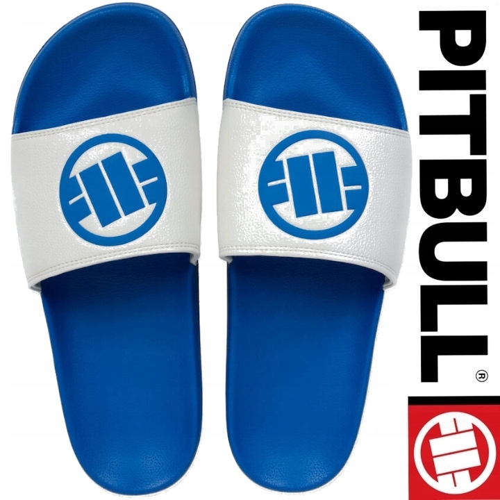 Męskie Klapki sportowe miejskie Pit Bull Logo na Basen Na Urlop 44