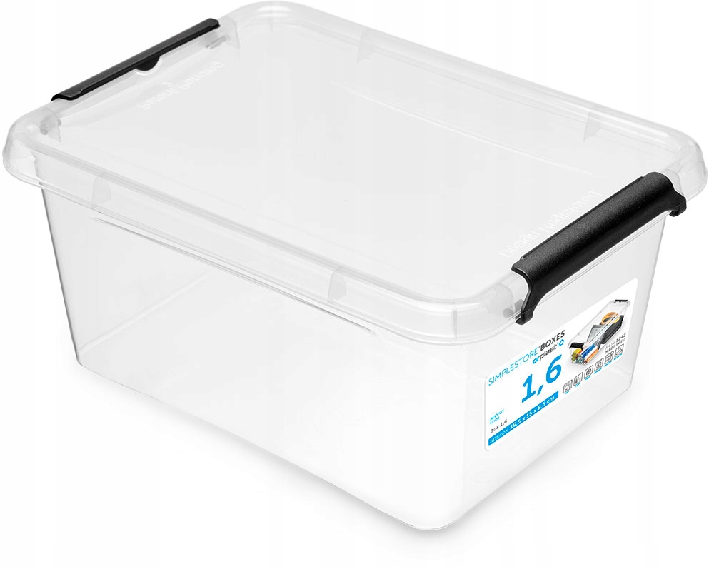 

Pojemnik plastikowy organizer pudło box 1,6l