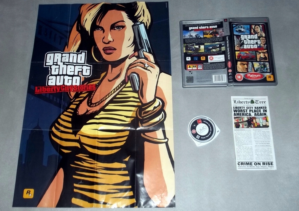 GRAND THEFT AUTO LIBERTY CITY STORIES PSP GTA jak VICE CITY CHINATOWN WARS