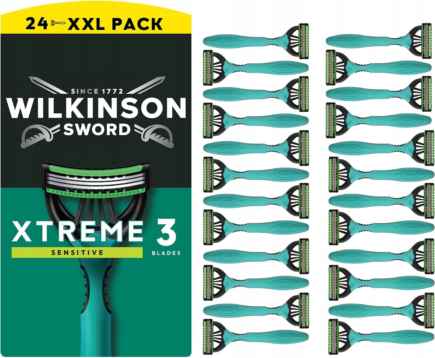 Wilkinson Sword Xtreme 3 Sensitive strojky na jedno použití 24 ks