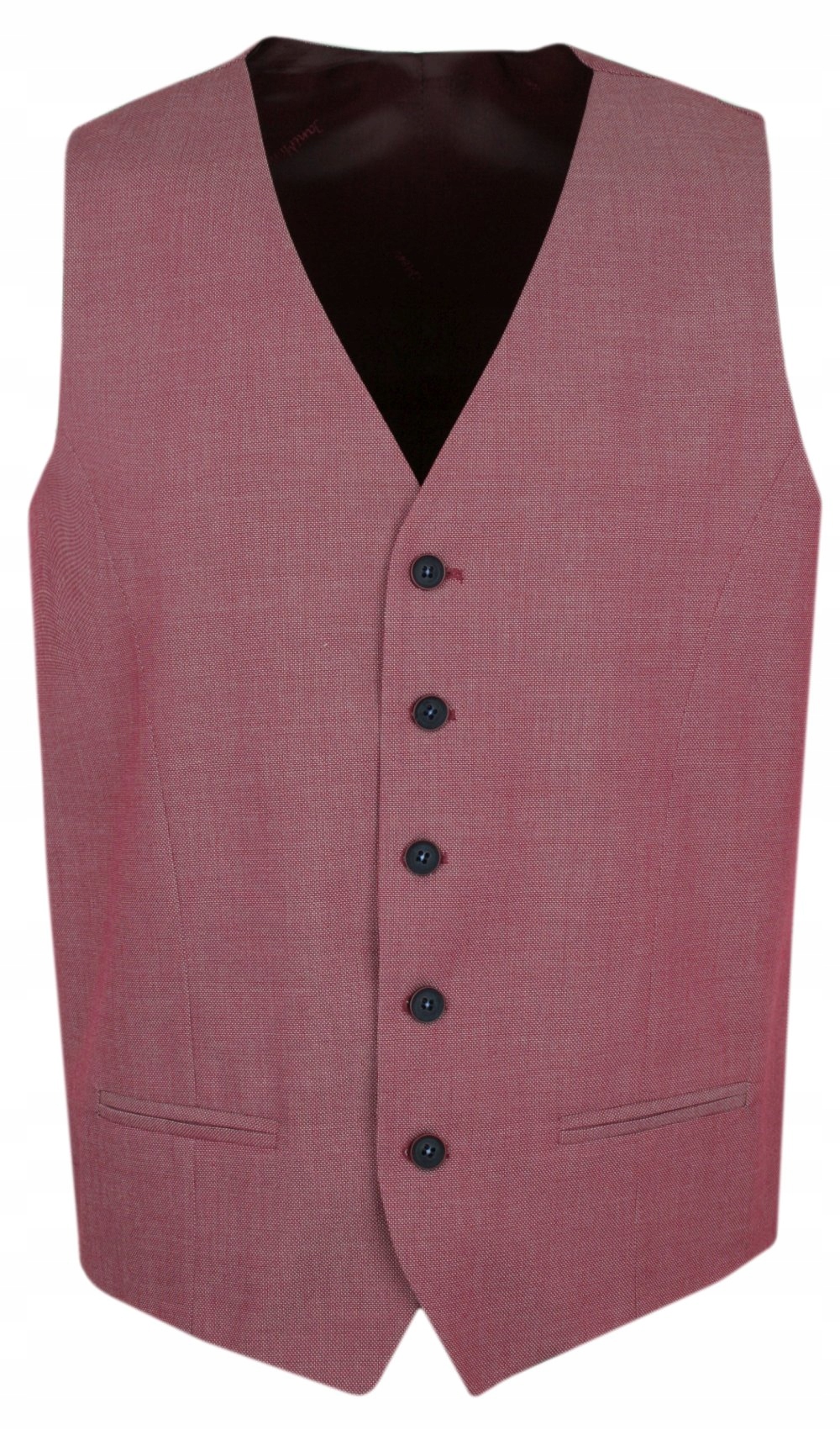 Elegantní vesta Janimen- Červená Slim 56