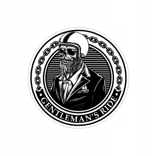 

Gentleman's Ride naklejka