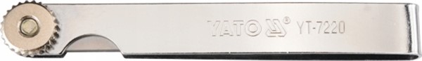 

Yato Szczelinomierz 100 mm, 17 listków, 0,02-1 mm