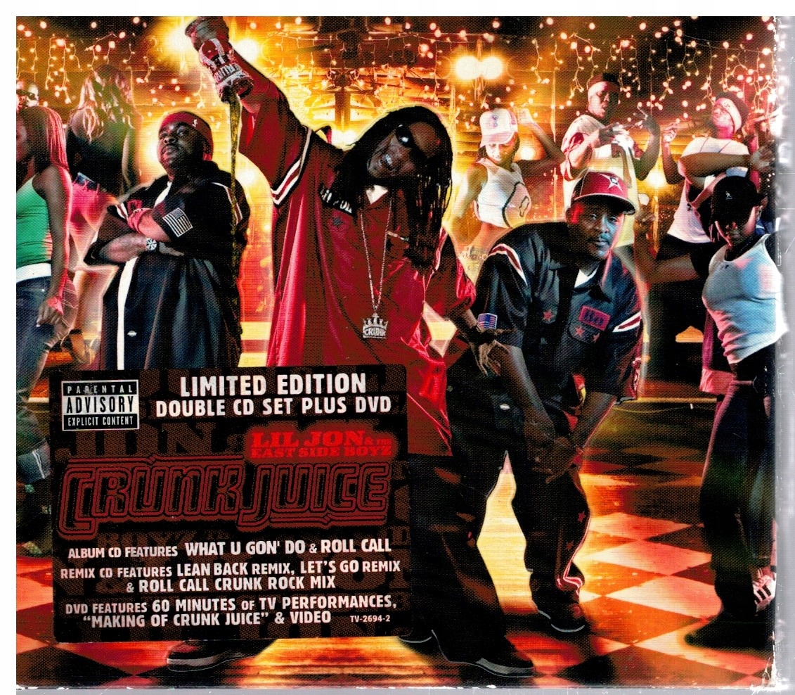 LIL JON & THE EAST SIDE BOYZ CRUNK JUICE 2CD+DVD