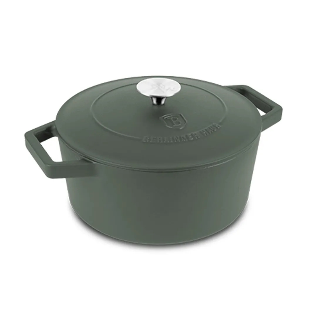 Okrúhly hrniec 4,35 L BerlingerHaus Matte Green BH-6544