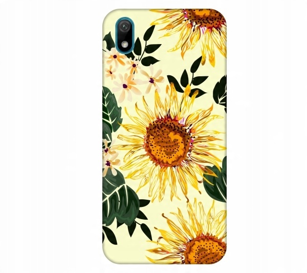 

Etui na telefon Huawei Y5 2019 Kwiat zólty akwarel