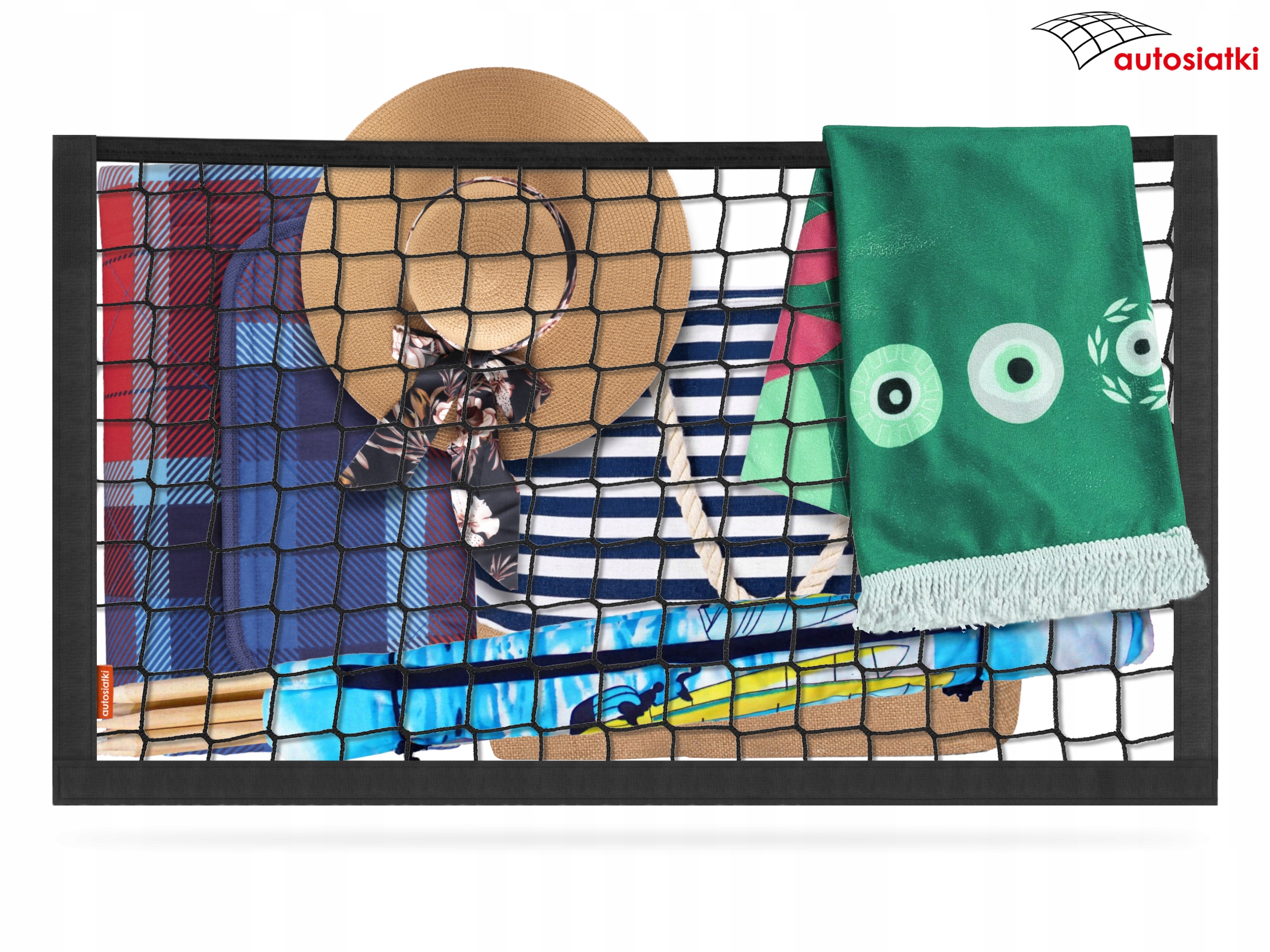 SIATKA DO BAGAŻNIKA 50x79 KIESZEŃ NA RZEP AUTA Rodzaj siatki