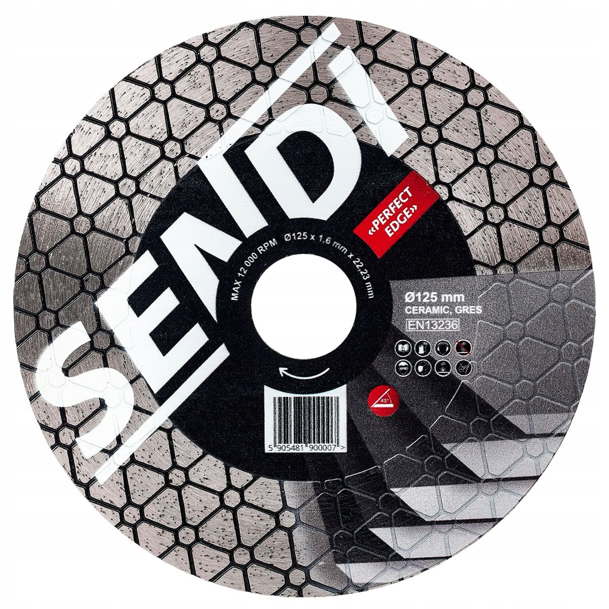 Tarcza diamentowa Sendi Perfect Edge 125 mm