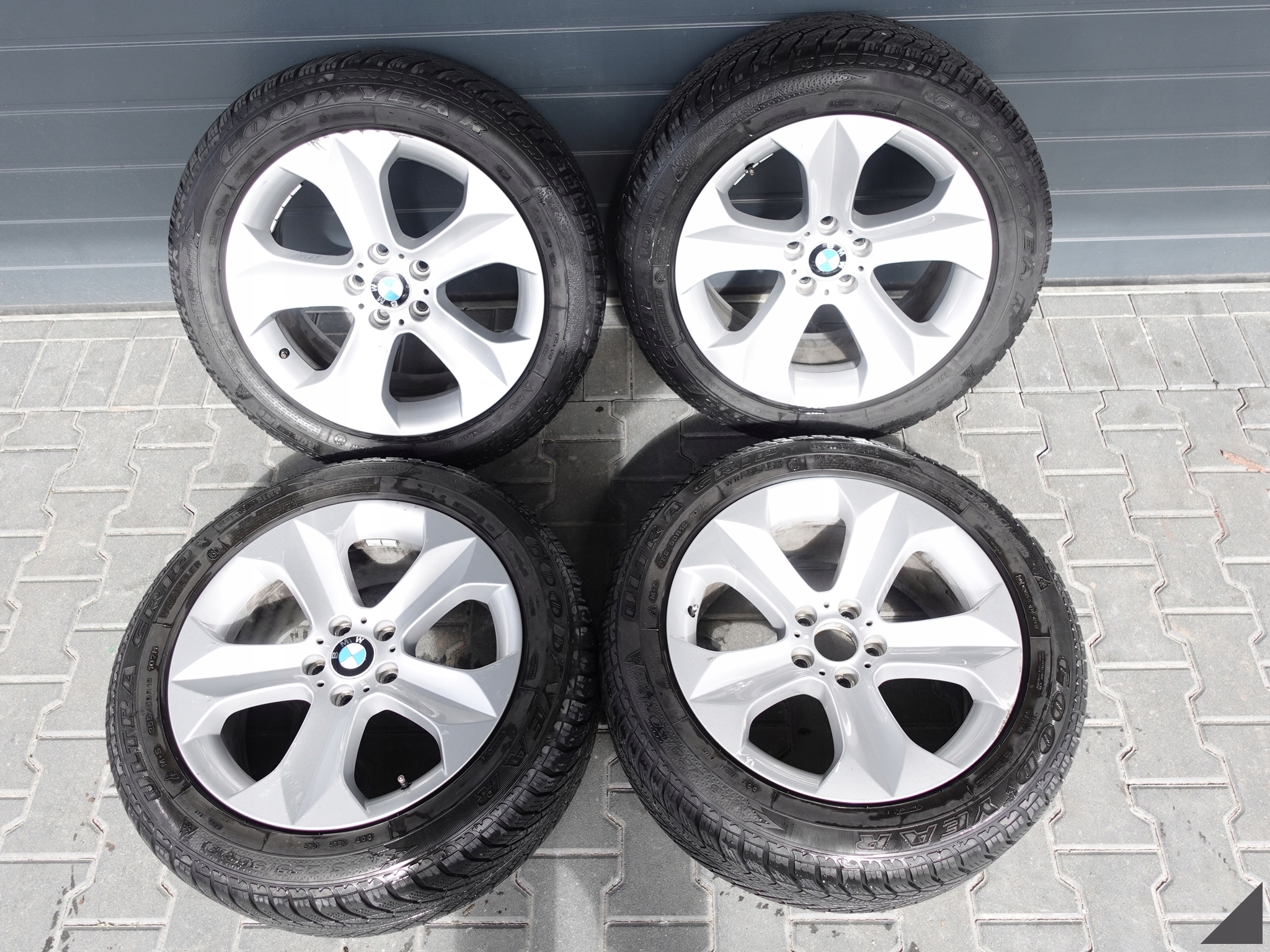 BMW X6 E71 E72 9JX19 GOODYEAR 255/50 discs+tyres RUN ON FLAT 7MM ZIMA