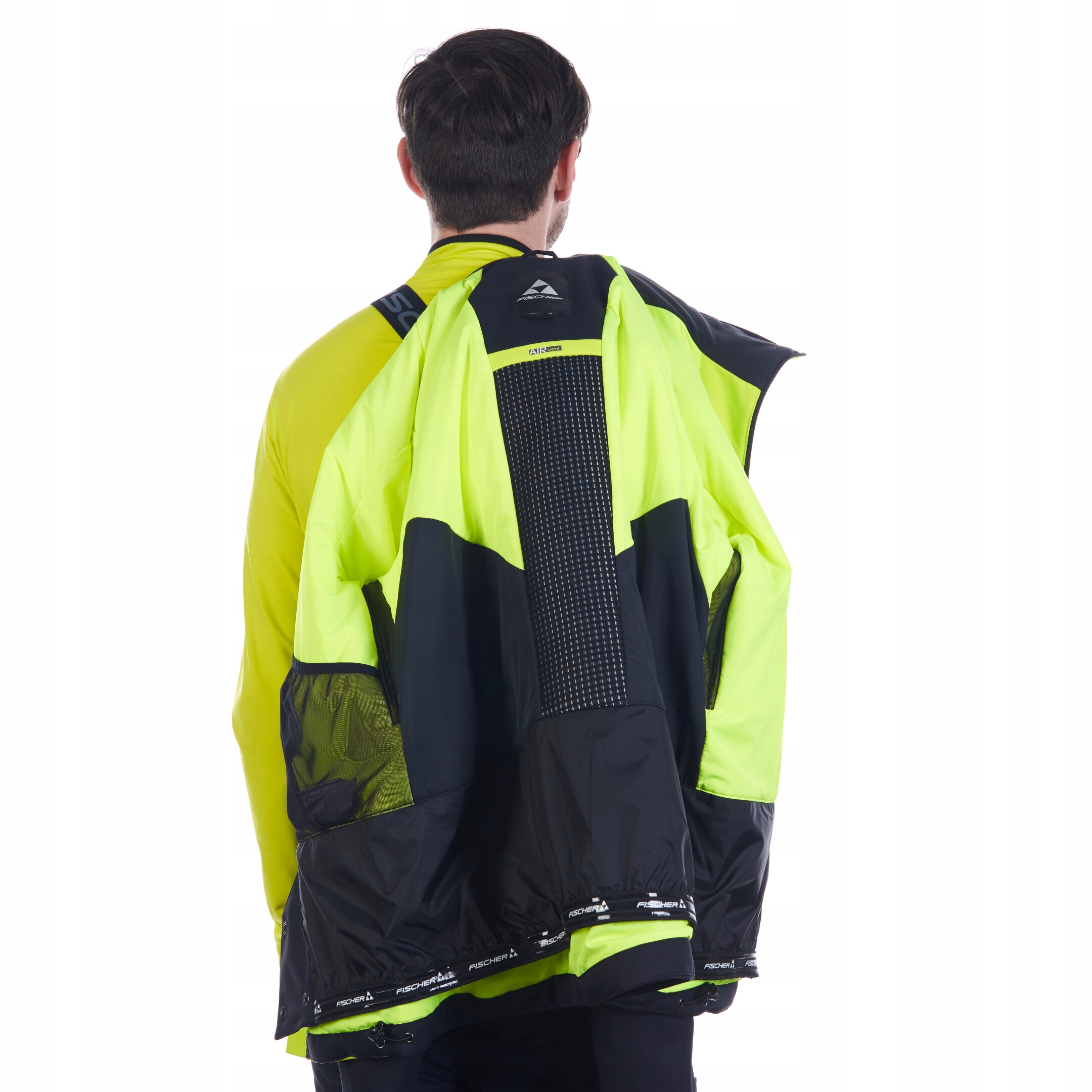 Fischer RC4 HANS KNAUSS Męska Kurtka yellow S Kolor żółty