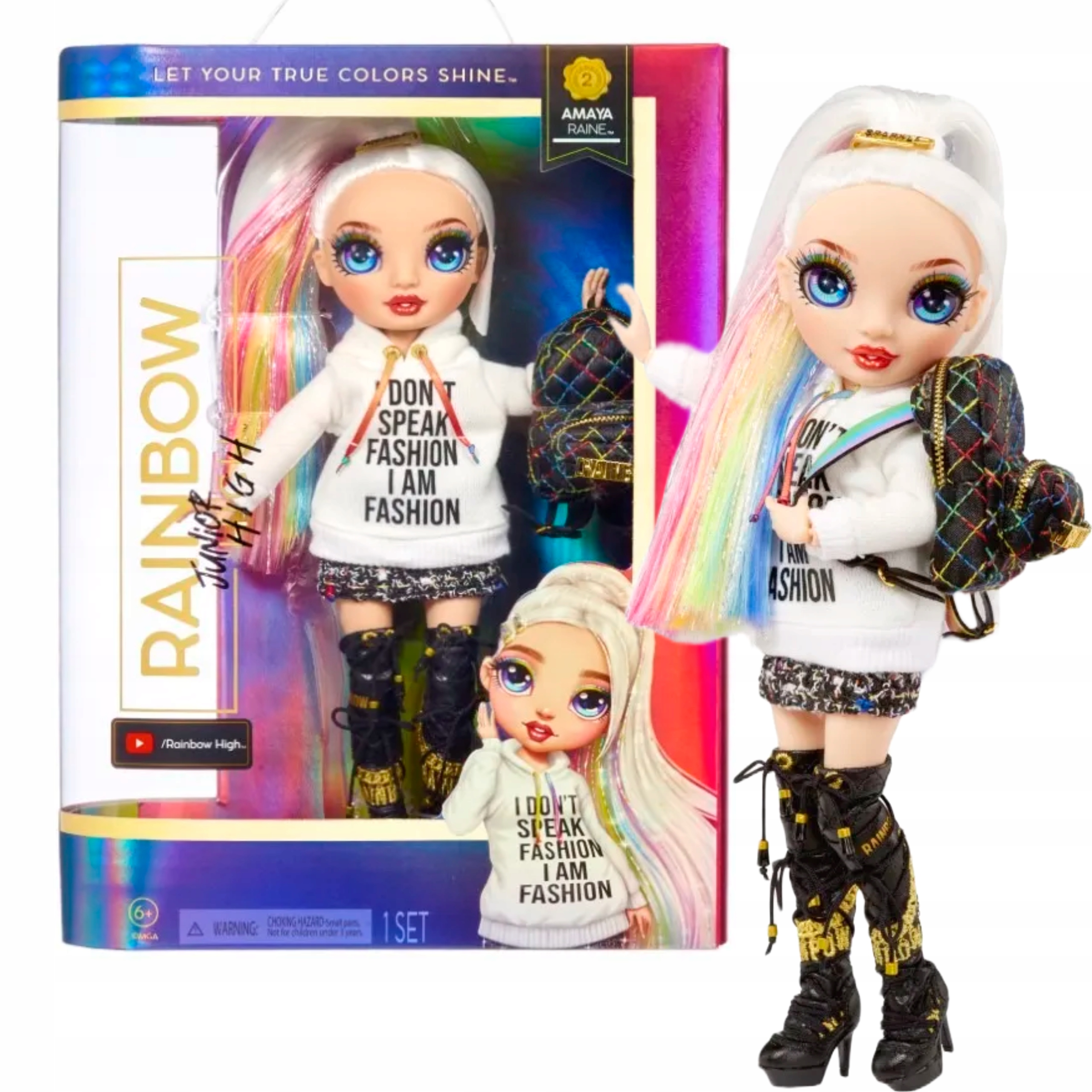 Купить Кукла Rainbow High Junior Амайя Рейн серия 2: отзывы, фото и ...