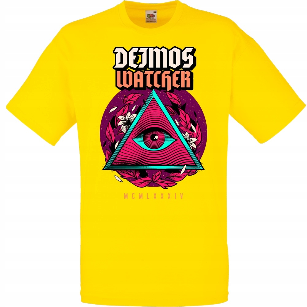 

Koszulka demon watcher oko XXL żółta jaskrawa