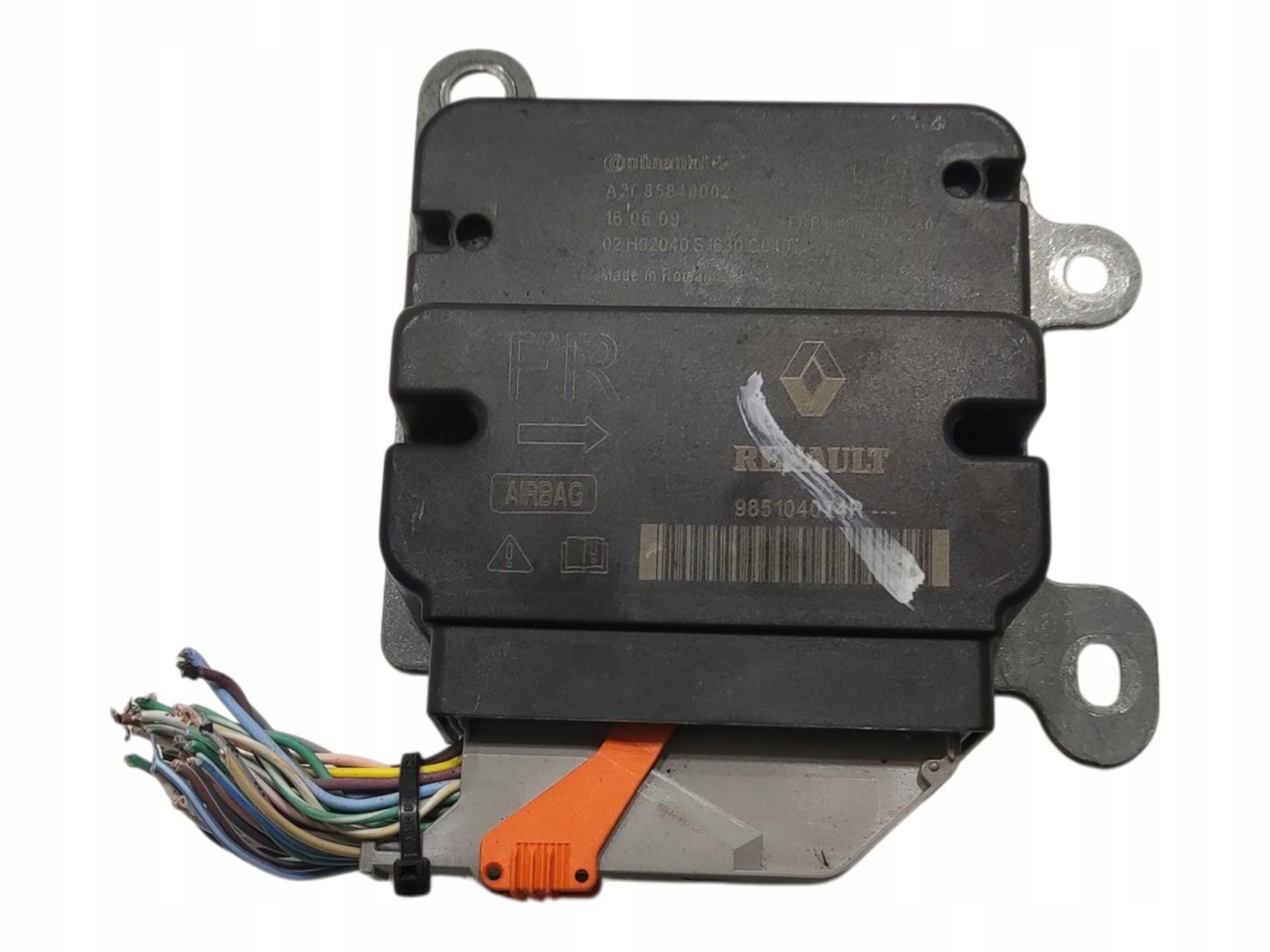 SENSOR modulo airbag airbag RENAULT ZOE e 2013-2019 985104074R