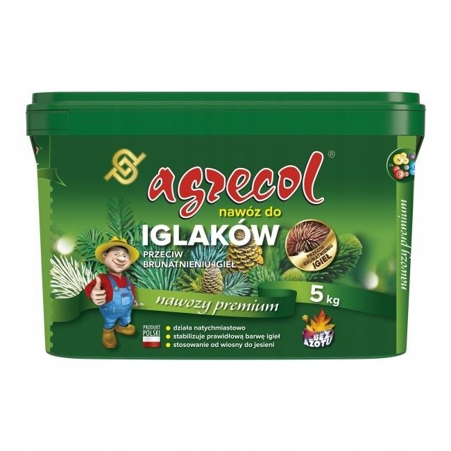 

Nawóz do iglaków przeciw brązowieniu 5kg Agrecol