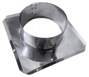 ROZETA RUROWA nierdzewna KOMINOWA FI 100 maskownica