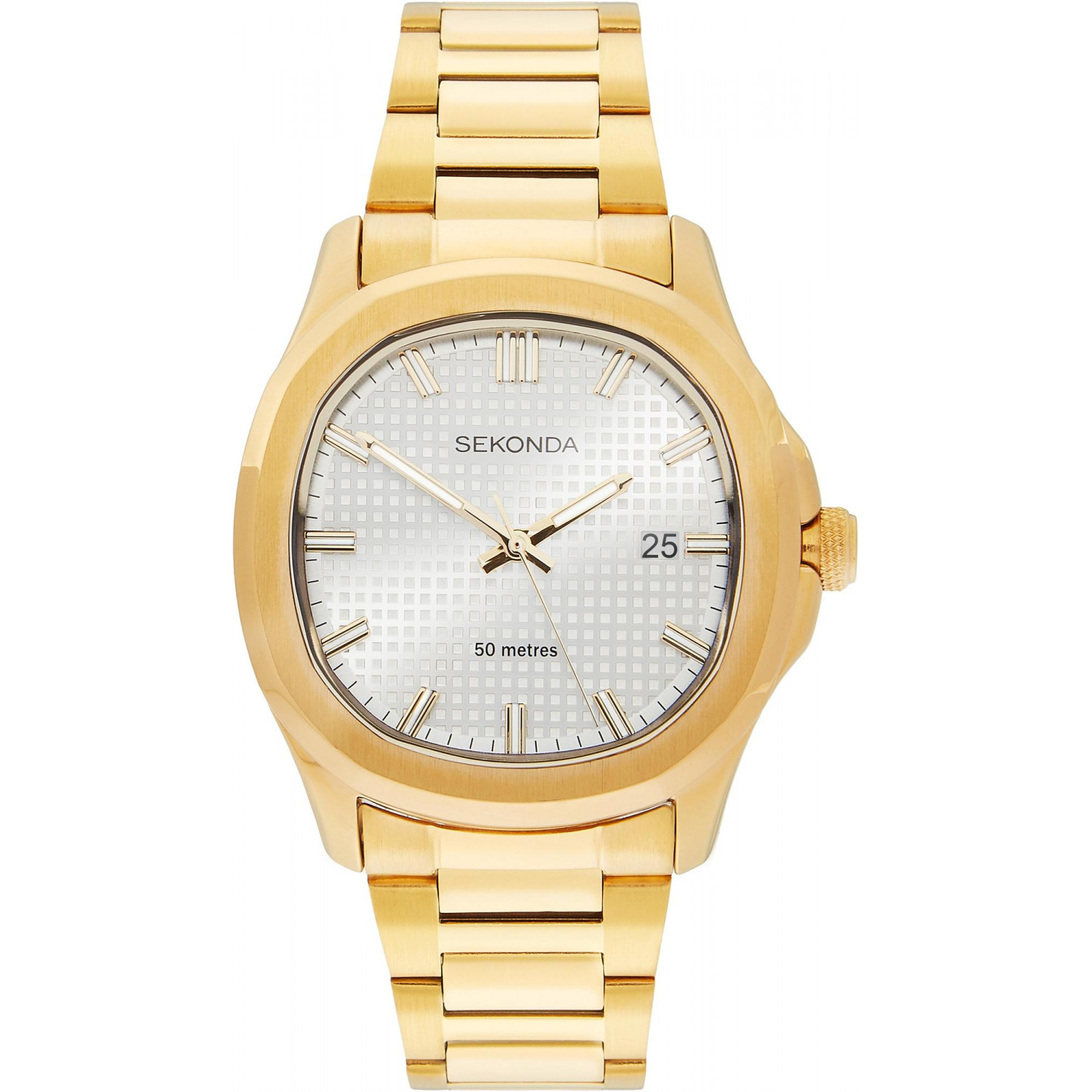 Pánské Hodinky Sekonda 30283 zlatý náramek