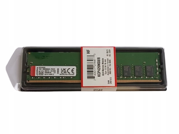 i802 Pamięć Ram DDR4 Kingston 8 Gb 2666 19