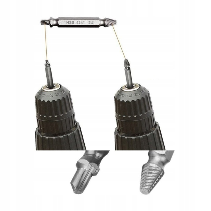 REBITY do wykręcania urwanych śrub wkrętów - HSS Producent Inna