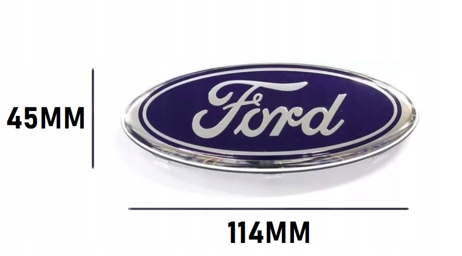 EMBLEMAT ZNACZEK LOGO 114MM x 45MM FORD C-MAX S-MAX MONDEO SIERRA Marka bez marki