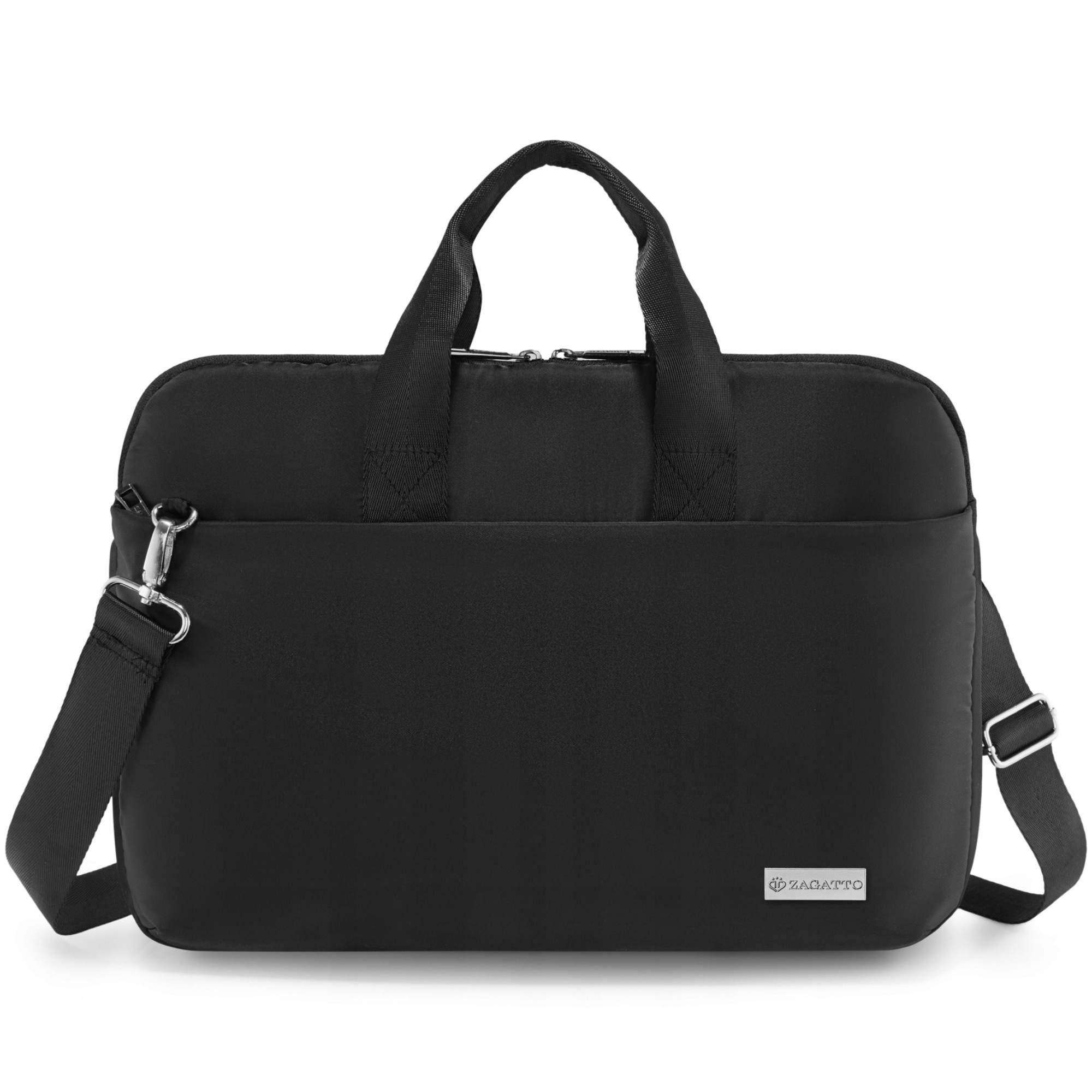 Taška na notebook 15,6" lehká, prostorná, černá, pouzdro na notebook Zagatto