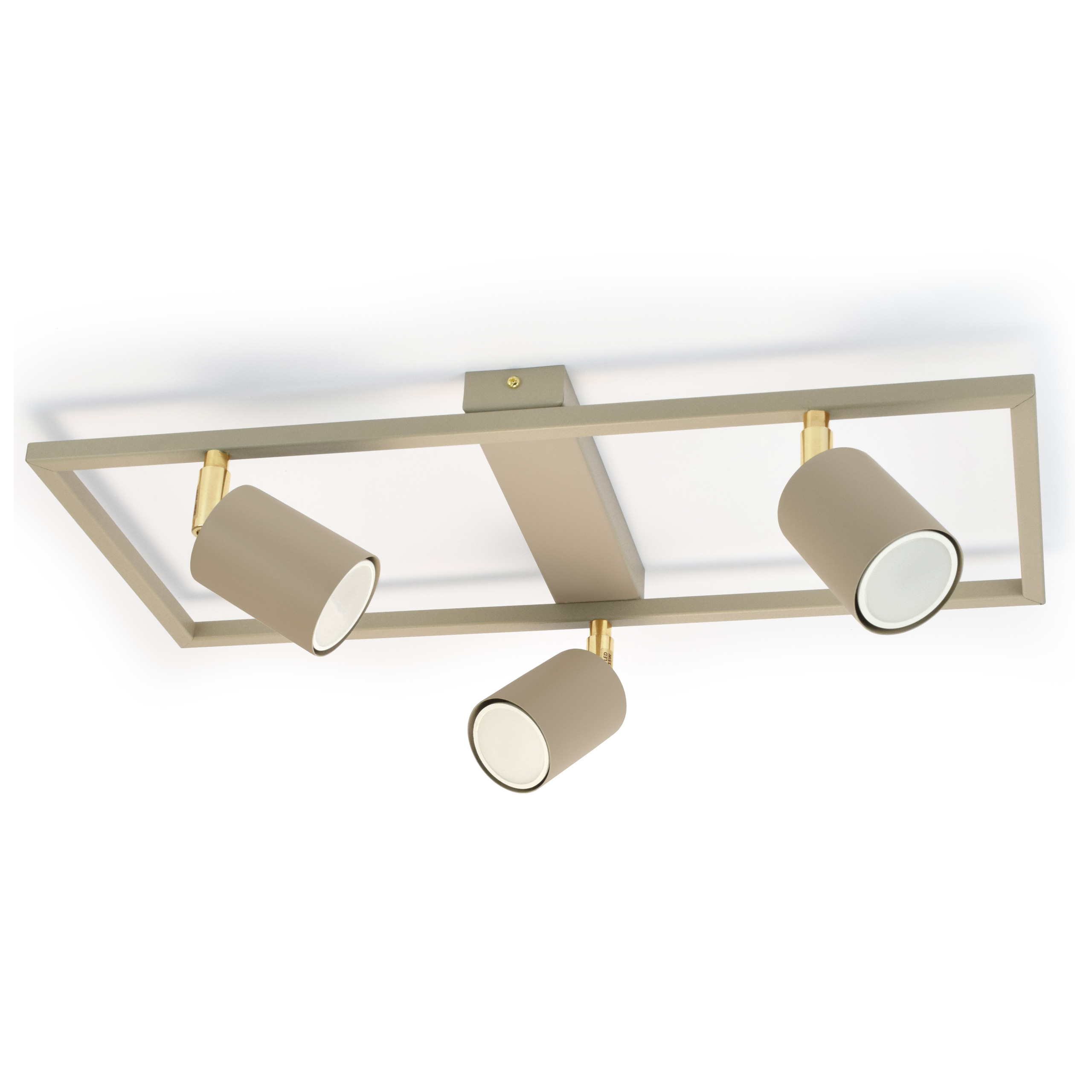 Stropní Svítidlo Stropní Svítidlo Rámeček Kašmír Ecru Béžová 856-RS3 do ložnice