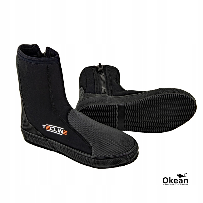 Buty neoprenowe Tecline do nurkowania/morsowania 5mm Xs, Rozmiar: 37 38