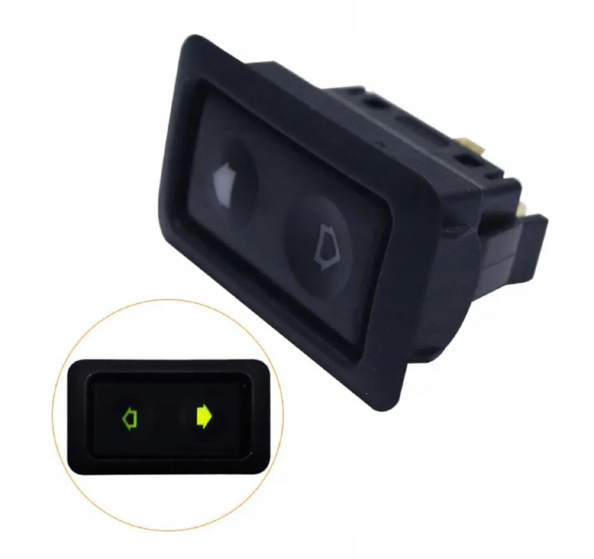 PRZEŁĄCZNIK KOŁYSKOWY SAMOCHODOWY DO SZYB LED ASW03