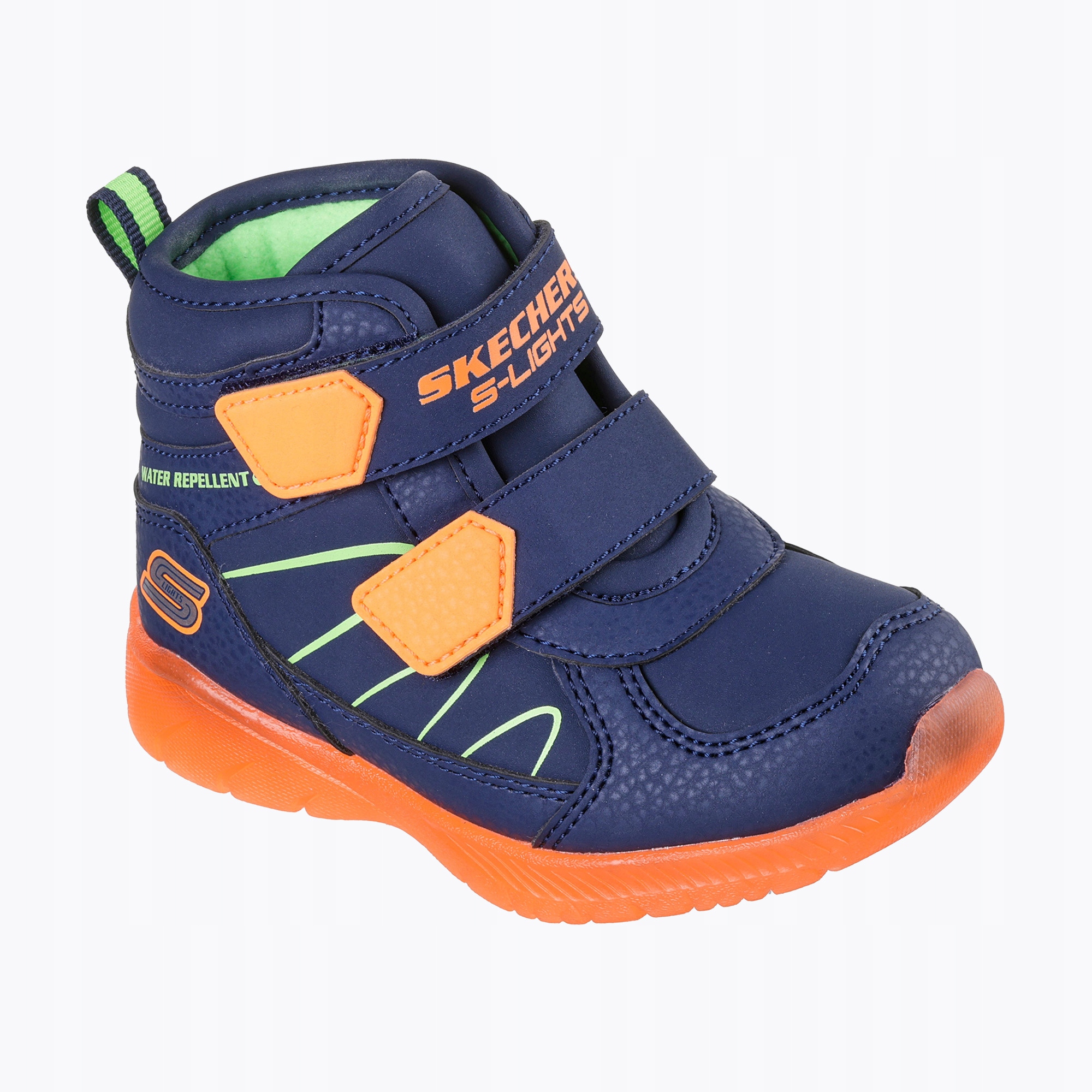 Buty dziecięce Skechers Illumi-Brights Splash Beams navy/orange 23 Eu