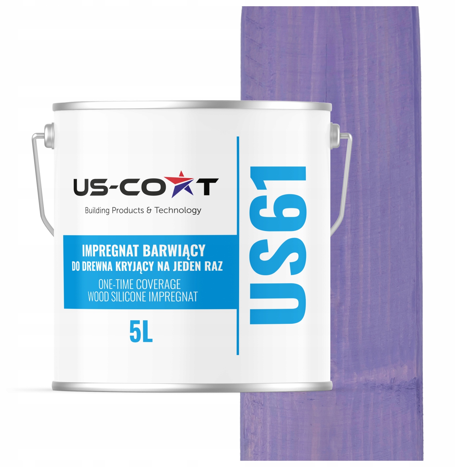 Impregnácia Na Drevo Extra Farba S Voskom Chron Farby Naraz Levanduľová 5 L