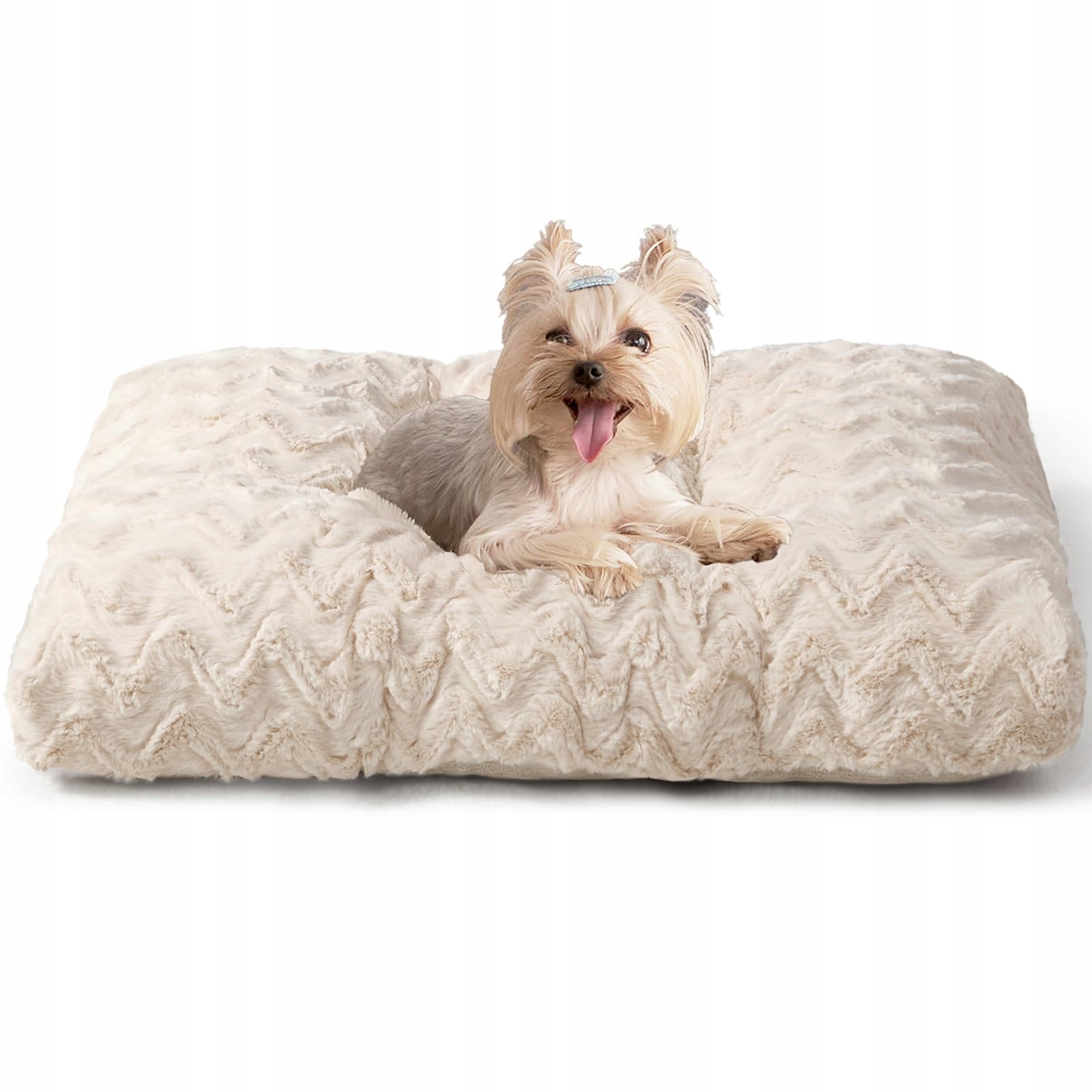 Levně Eheyciga Pelíšek pro malé psy, měkké, omyvatelné, 58 x 45 cm, béžové