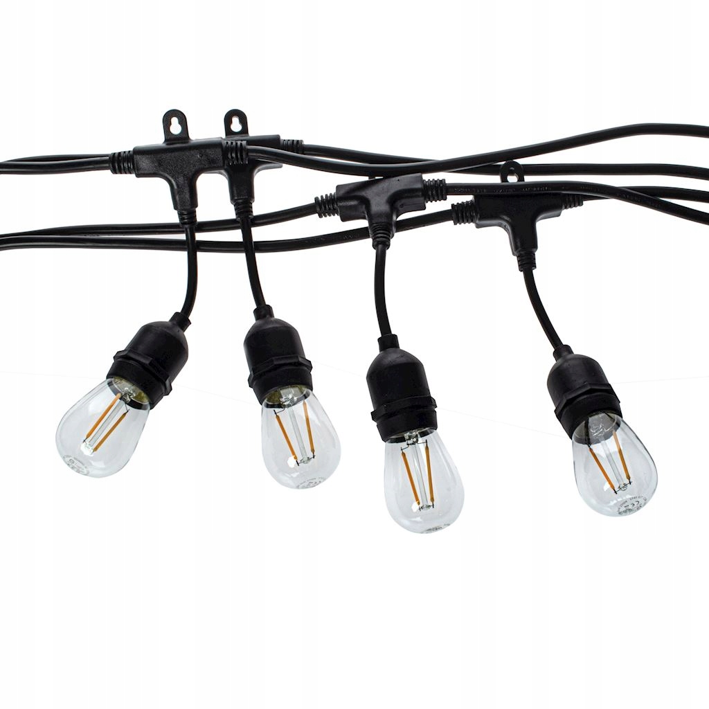 

Girlanda Ogrodowa łańcuch 100m +żarówki Led 1,5W