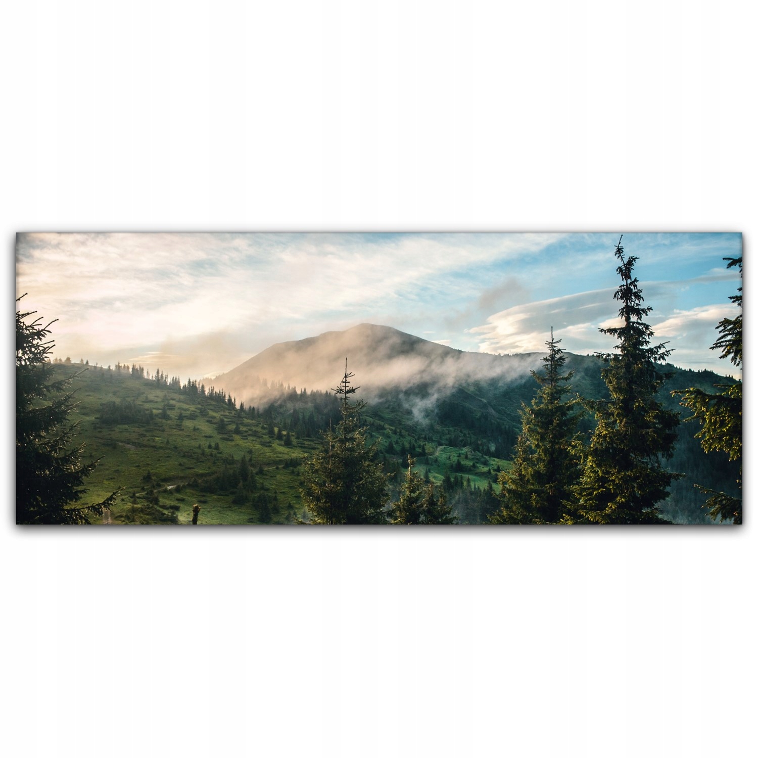 

Obraz canvas na ścianę 125x50 Góry Mgła Krajobraz