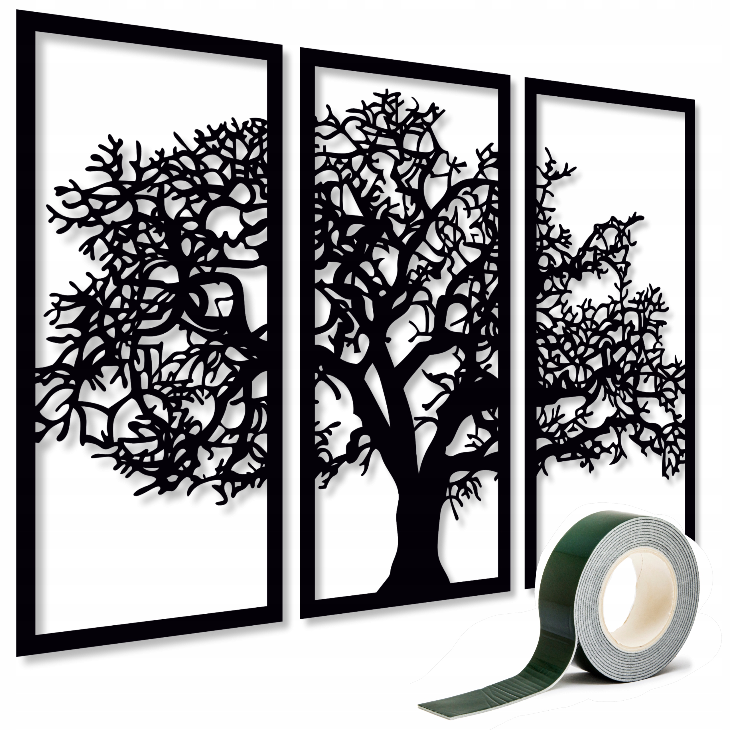Obraz Ażurowy XXL 120 cm Drzewo Dekoracja Ścienna Obrazy Do Salonu Kuchni