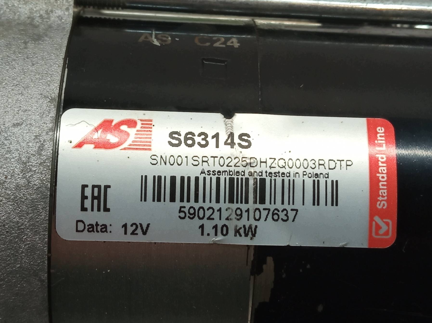 starter 3.8 V6 Dodge Grand Caravan II (1990-1995)